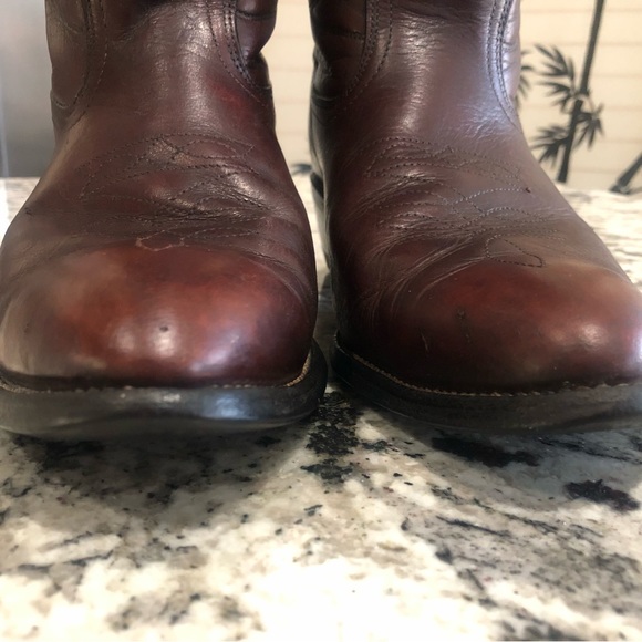 Men’s Mason Western Roper Cowboy Boots Size 8 1/2 EEE Includes Boot Inserts - Picture 7 of 16